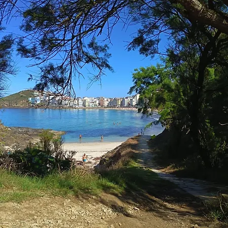 Gaviotas,playa,piscinayparking * Malpica